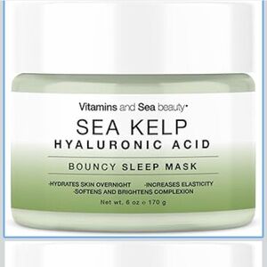 G19. Vitamins and Sea Beauty - Hyaluronic Acid Green Sleep Mask - No Cancels
